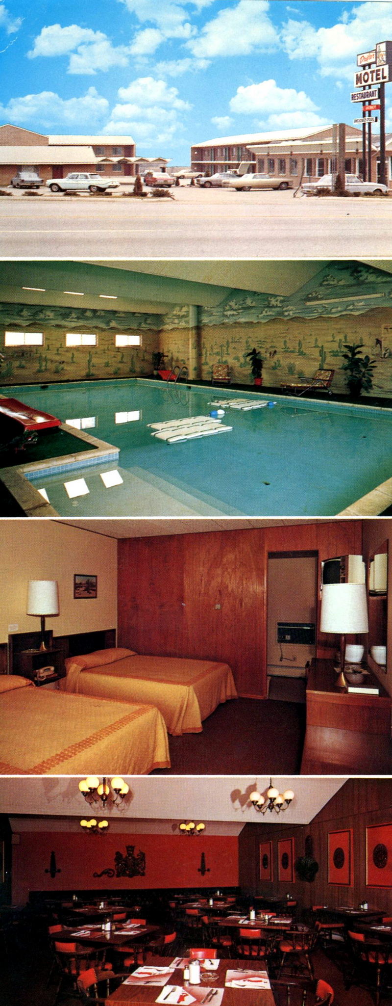 Drifter Motel (Economy Inn) - Vintage Postcard (newer photo)